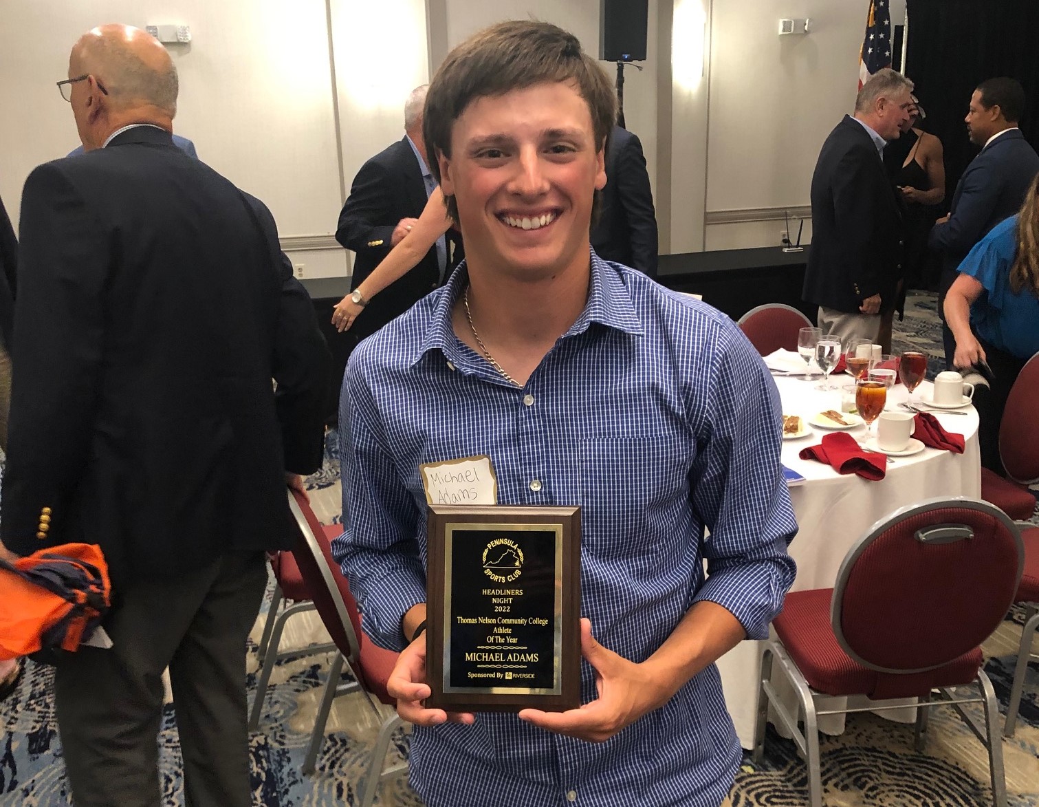 Image for Baseball Player Honored by Award