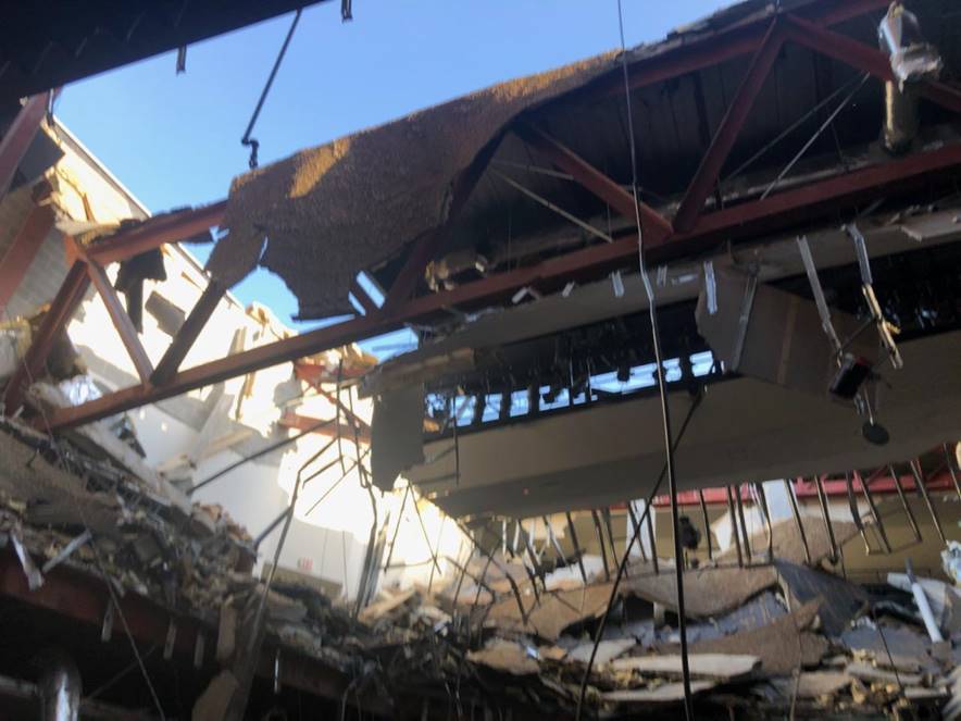 Image for Templin Hall Roof Collapses, No Reported Injuries