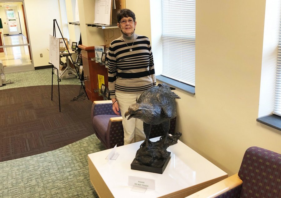 Image for Eagle Sculpture Donated to Historic Triangle Campus