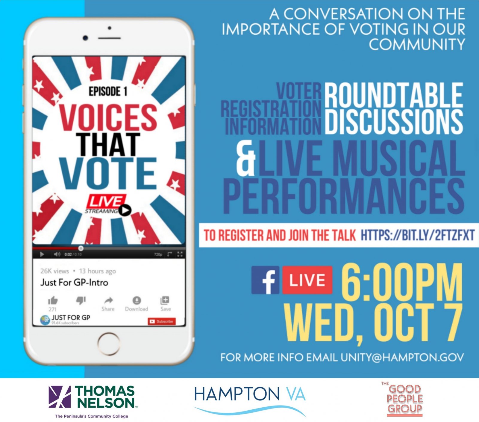 Image for Social Justice & Societal Change Committee Partners with Hampton