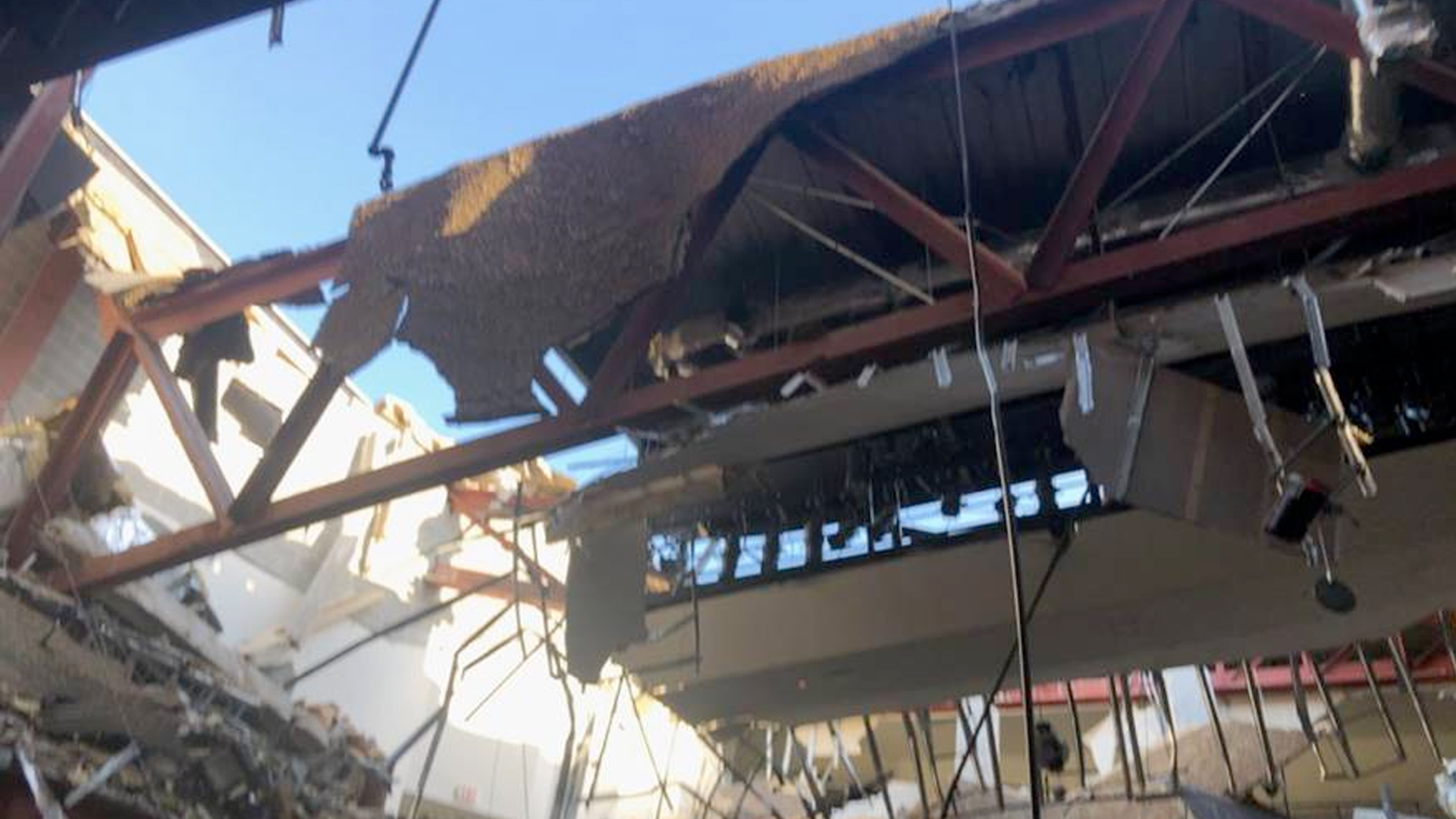 Templin Hall Roof Collapse