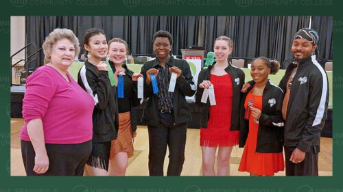 VPCC Accounting Technician, Ballroom Dance Advisor Pam Roberts & the Ballroom Dance Team