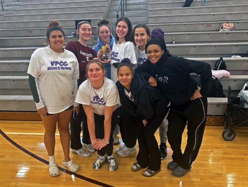 VPCC's women’s volleyball team during the New South Athletic Conference Invitational