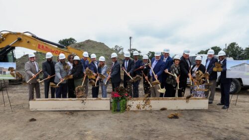 VPCC and Newport News officials, along with project partners, broke ground on a new skills trades center in Southeast Newport News on Aug. 12.