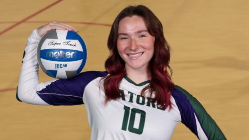Ashleigh Yost is enjoying her time with the VPCC volleyball team.
