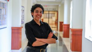 Alumna Erika Moore has been a Gator Pathway to Success (GPS) coach at VPCC’s Historic Triangle Campus in Williamsburg since September. She also supports the Single Stop program, which connects students with essential resources, including emergency funds, food assistance, housing, and healthcare.