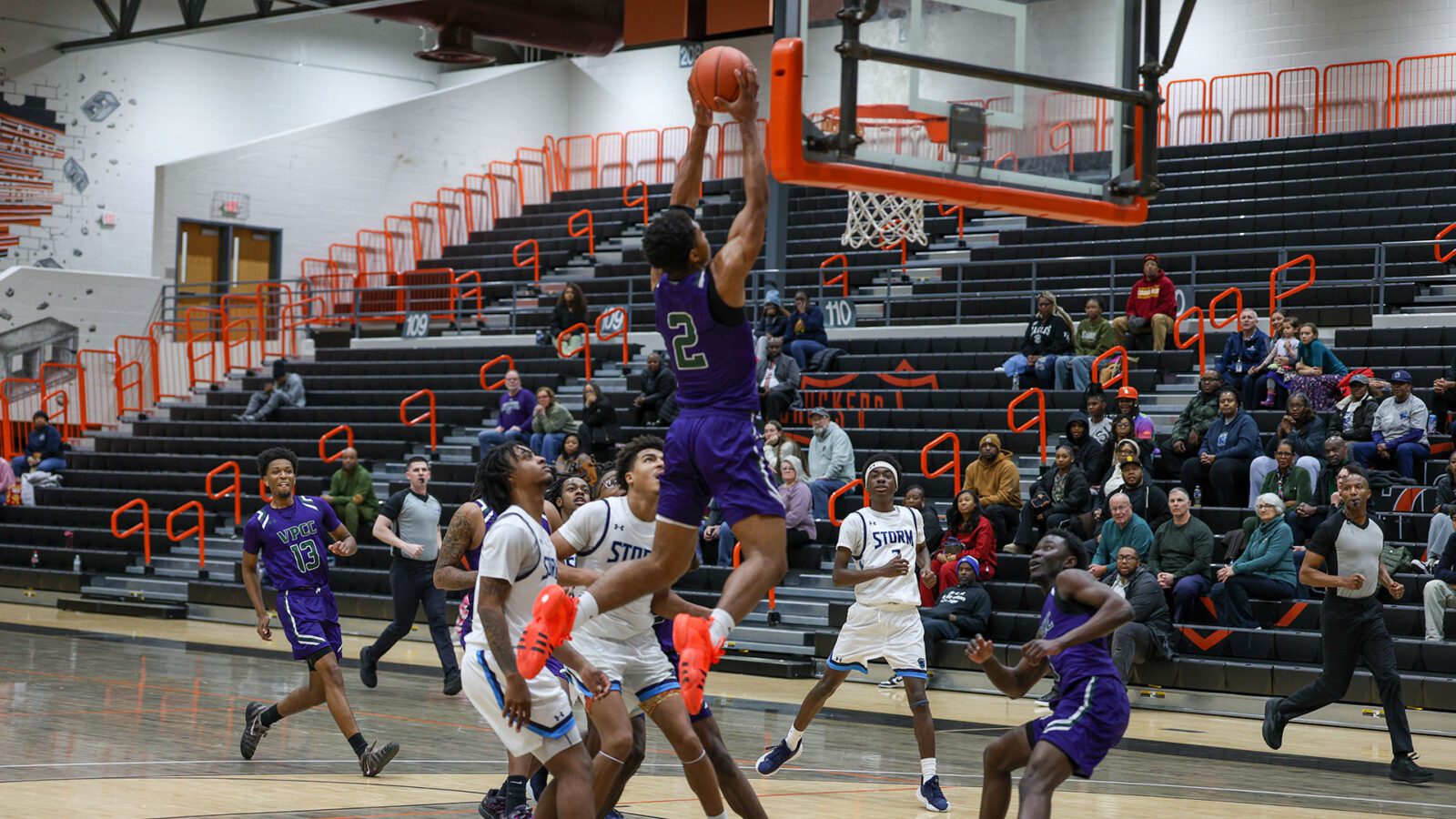 VPCC, with the help of Monte Gatlin (2), has risen to 14th in the NJCAA national poll.