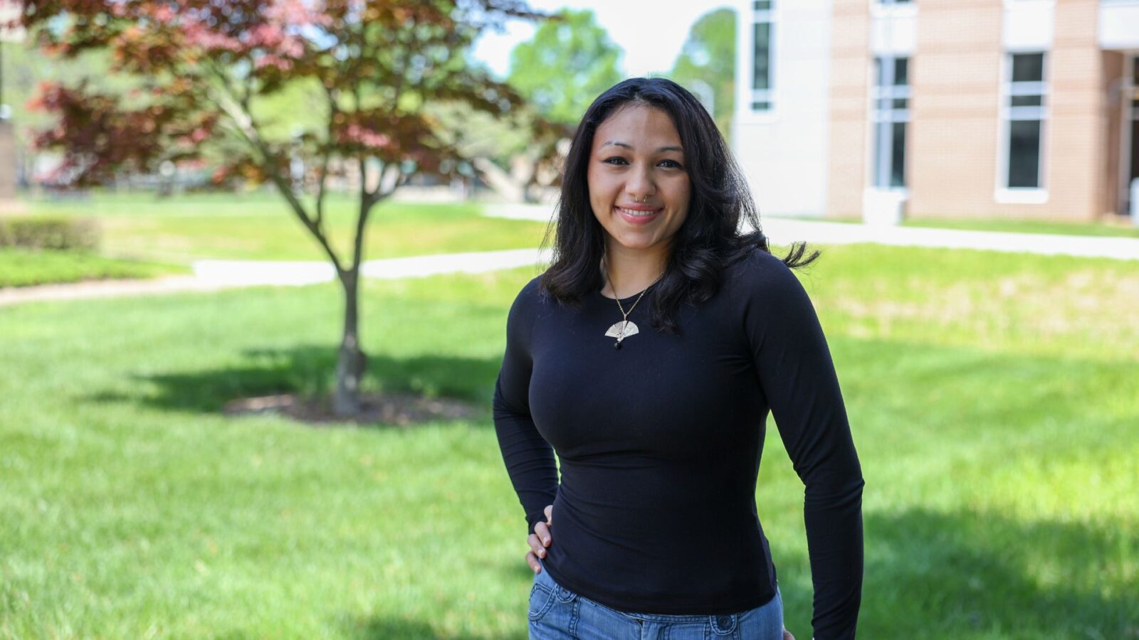 VPCC Natalie Burton is pictured on the Hampton Campus.