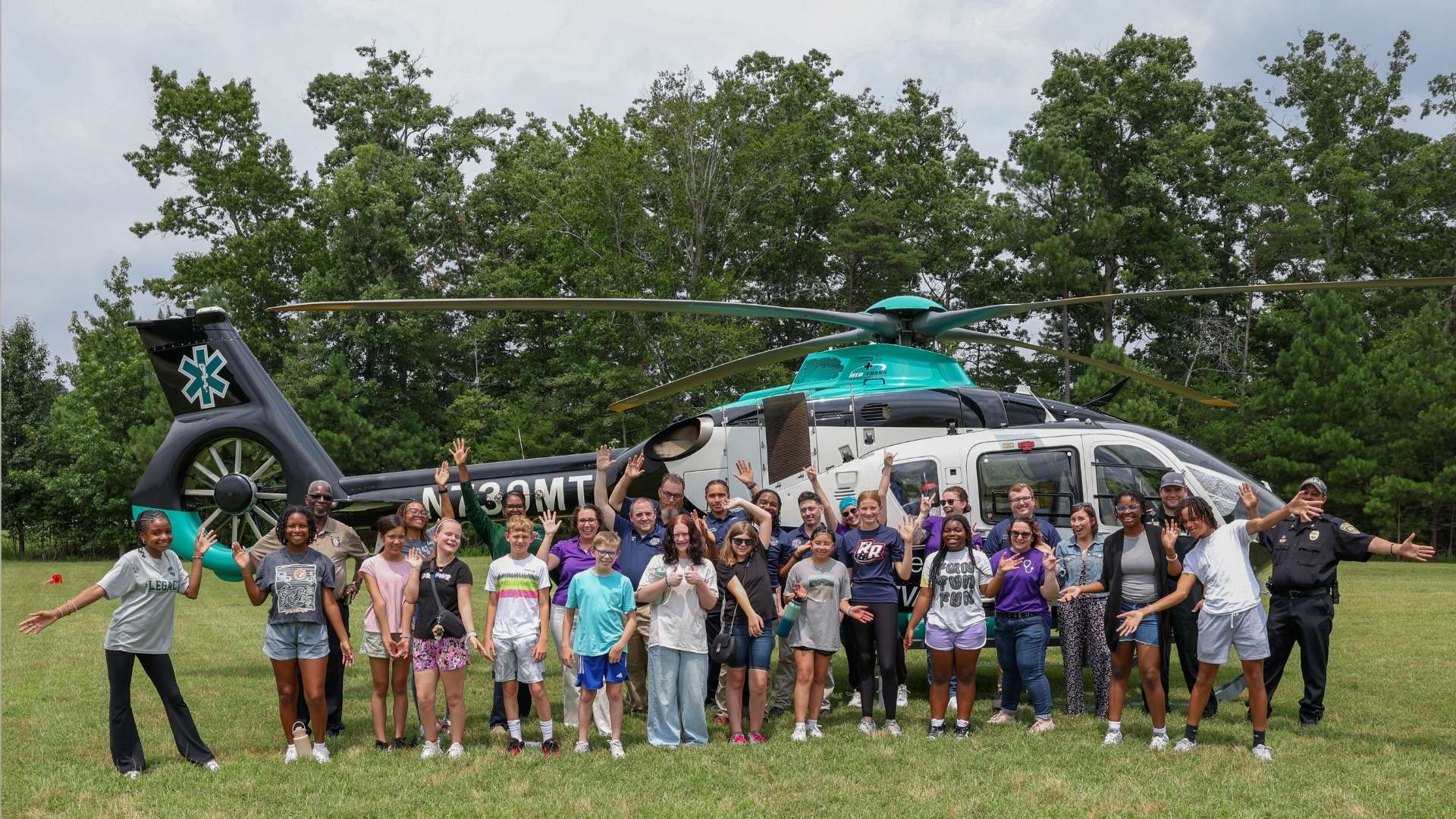 A LifeVac helicopter made quite the impression at last year's summer camp.