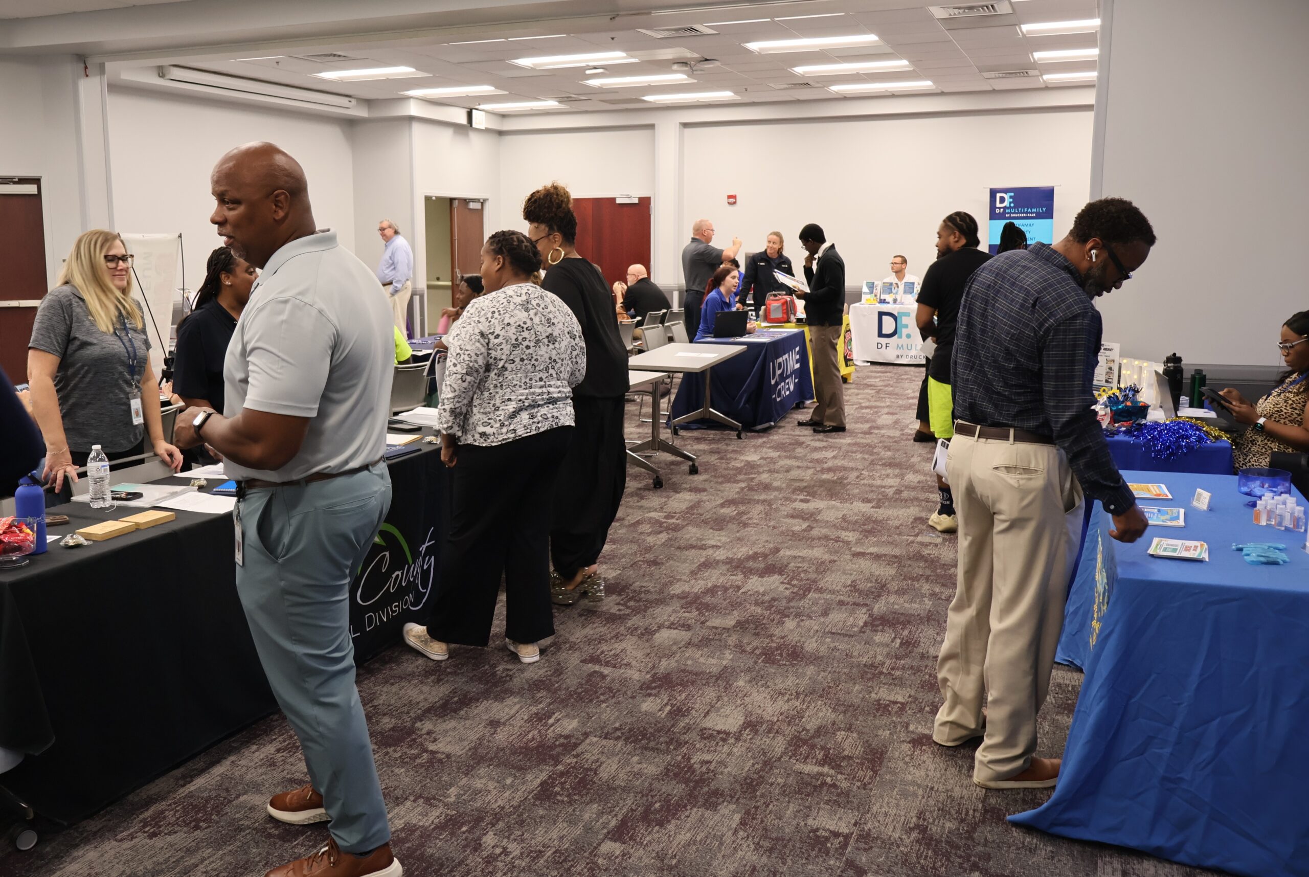 Jobseekers turned out in big numbers at VPCC's Workforce Development Job Fair on Oct. 14.