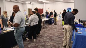 Jobseekers turned out in big numbers at VPCC's Workforce Development Job Fair on Oct. 14.